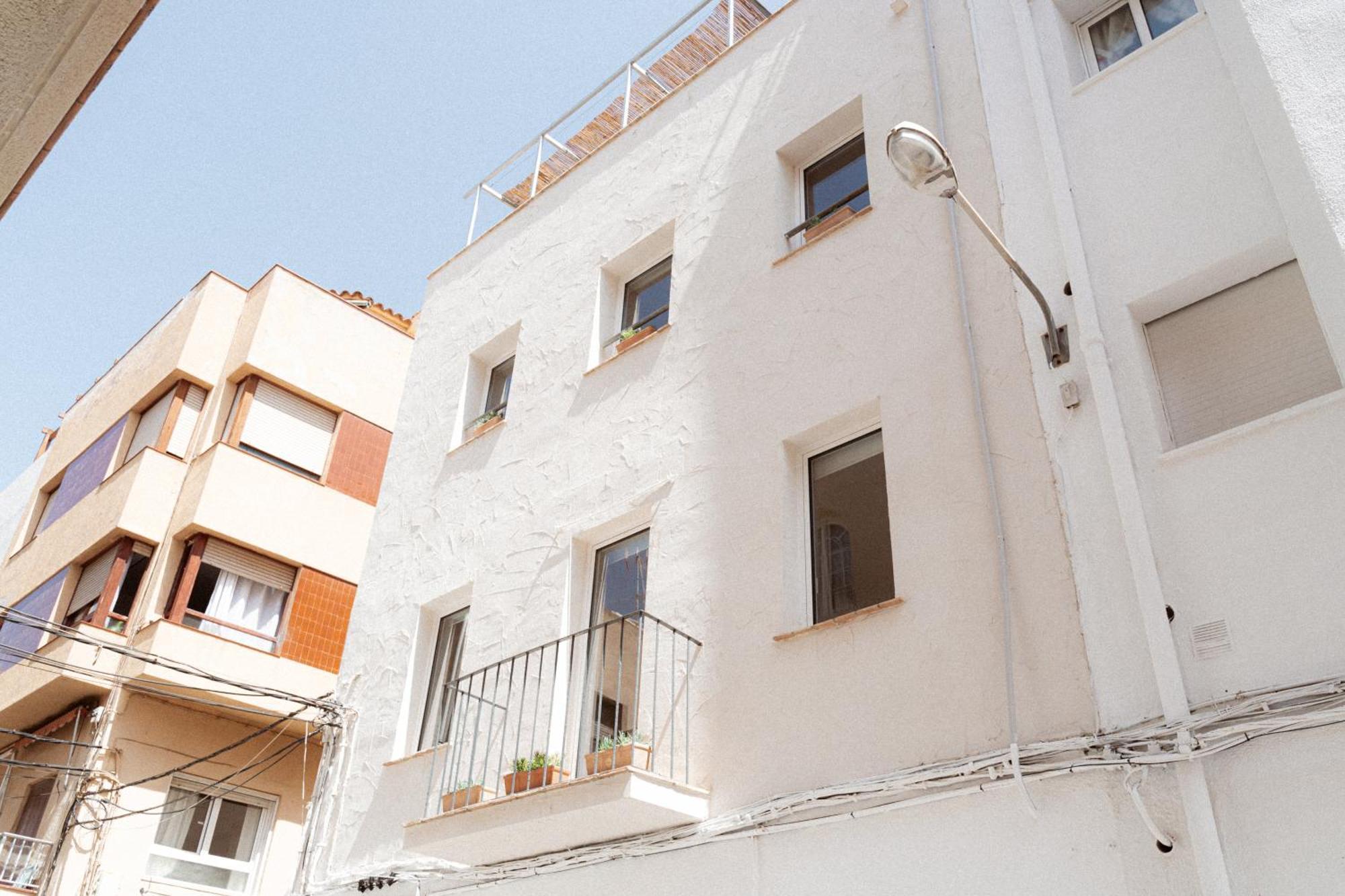 Apt. Con Piscina Interior En La Playa Alguer L'Ametlla de Mar Bagian luar foto